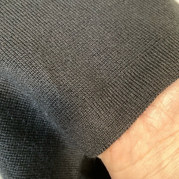 NWOT Staud Black Knit Wool Blend Wide Leg High Waist Drawstring Pants - Picture 6 of 11